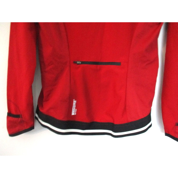 Gore Running Wear Windstopper Soft Shell Red and Black Jacket Size Medium - Picture 7 of 8